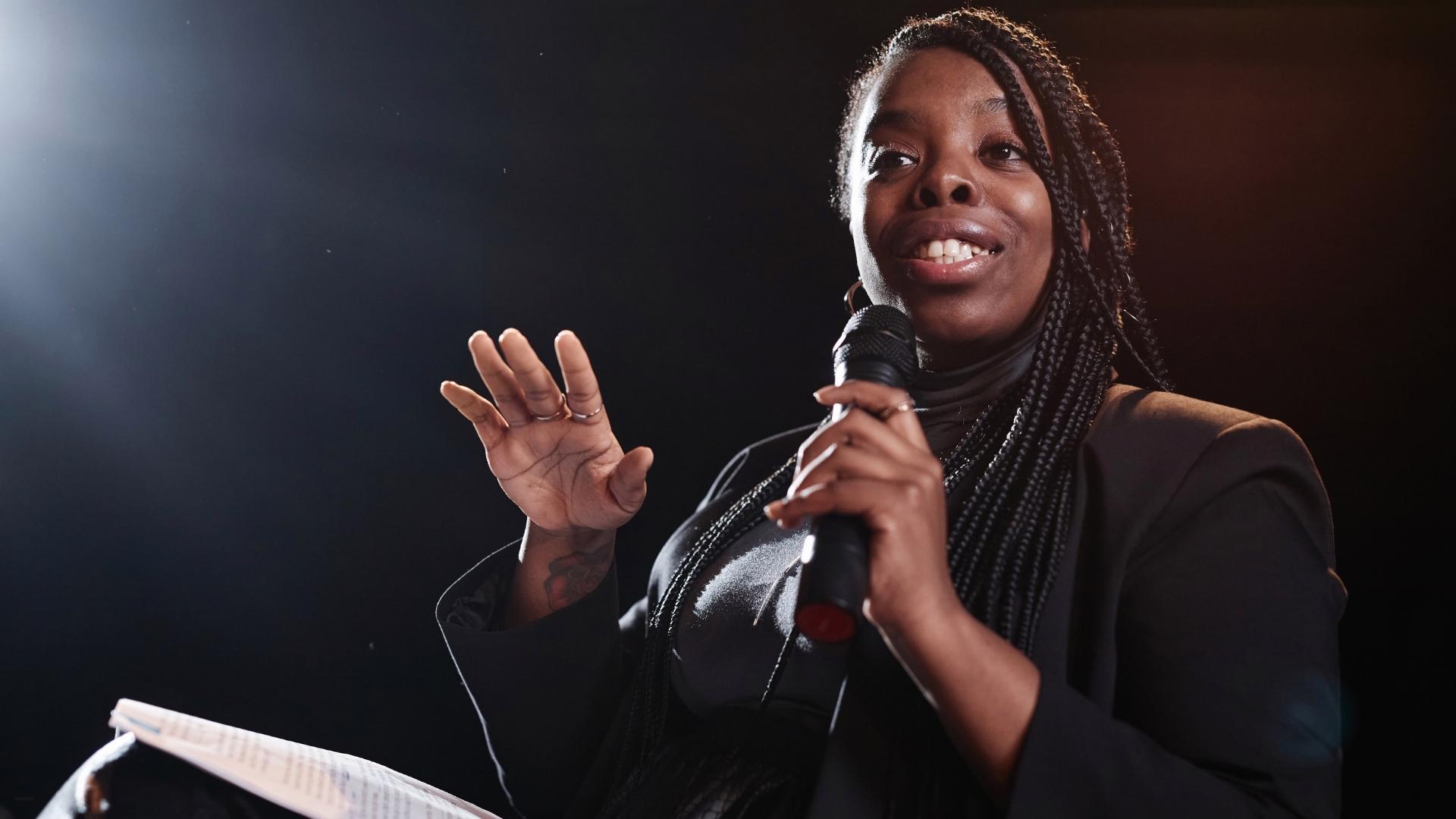 quiet confidence, public speaking hack for shy girls, how to own the stage