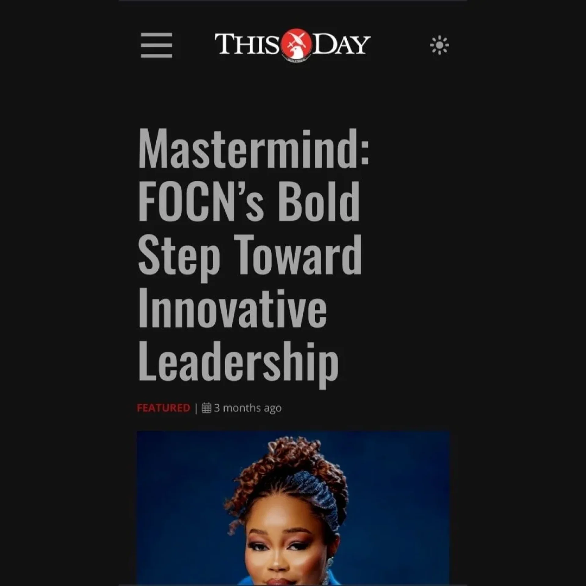 FOCN’s Mastermind FOCN’s Mastermind