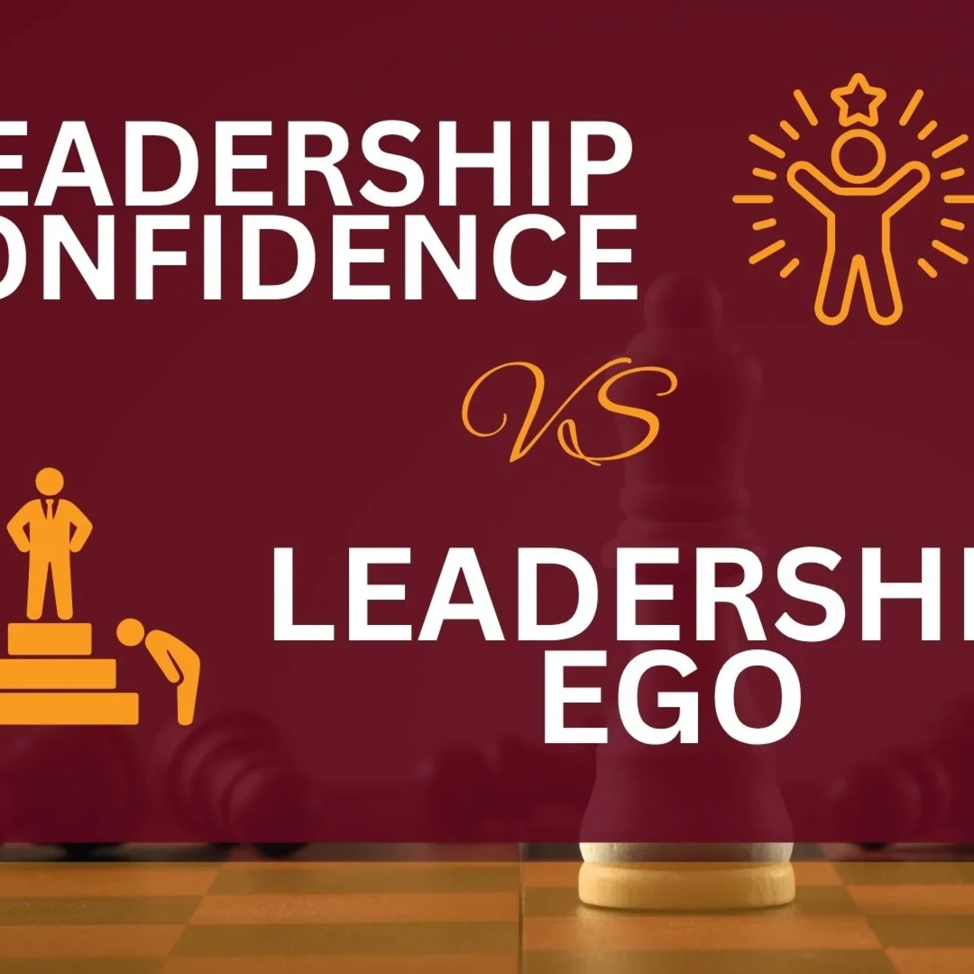 leadership confidence versus leadership ego demonstrated by confident women leaders in a professional setting